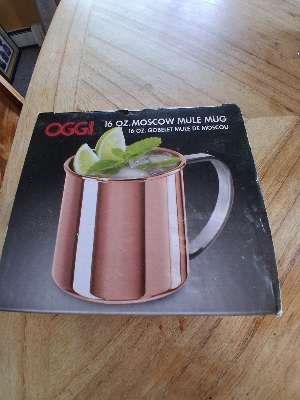 OGG1 16 OZ MOSCOW MULE MUG/ ORIGIANL PACKAGING.